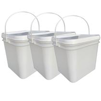 Balde Nairapack De 3.6 Lts Tampa Lacre Lacre - 3 Pçs