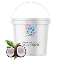 Balde Óleo De Coco Extra Virgem Premium 3 Litros +1 Superalimentos