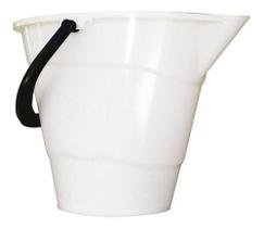 Balde oval com bico e marcação ordenha natural 12l injesul