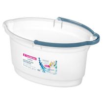 Balde Oval Para Limpeza Plástico Com Alça 14 Litros