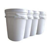 Balde P Mousse 20L Alça Plast - 4 Unid