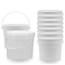 Balde Para Amaciante 1.8L Branco 7 Pçs Balde Para Amaciante 1.8L Branco 7 Pçs