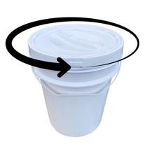 Balde Para Armenar Agua 20 Litros Tampa Rosca - Kit 13 Pçs