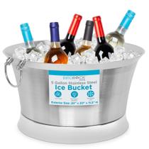 Balde para Bebidas BIRDROCK HOME de Acero Inoxidable Doble Pared Balde para Bebidas BIRDROCK HOME de Acero Inoxidable Doble Pared