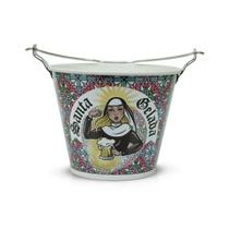 Balde para Cerveja em Alumínio 5L Santa Gelada - Alumiart Falcão Balde para Cerveja em Alumínio 5L Santa Gelada - Alumiart Falcão