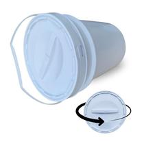 Balde Para Comércio De Tinta 20L E Tampa Rosca - Kit 18 Pçs