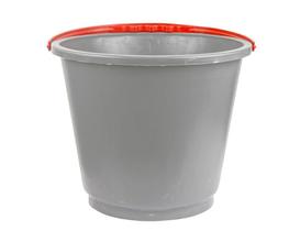 Balde Para Concreto PVC 12L Cinza Alça PVC Max