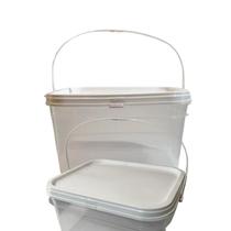 Balde Para Fazer Vinho 2.4 Litros Com Tampa-Kit 7 Pçs