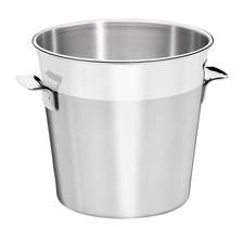 Balde para Garrafas Tramontina Cosmos em Aço Inox Fosco com Borda em Brilho 20 cm 5,2 L