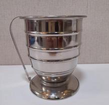 Balde para Gelo com Pinça Inox 14,5x13cm