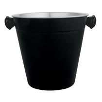Balde para Gelo Dynasty em Aço Inox 1,25 L Preto 26233