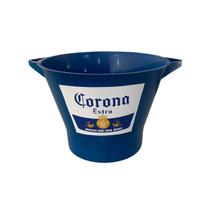 Balde para gelo e bebidas com alça Azul