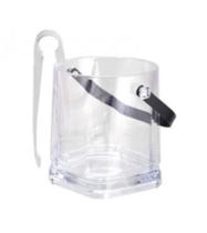 Balde para Gelo em Acrílico c/ Pegador Aço Inox Balde para Gelo em Acrílico c/ Pegador Aço Inox