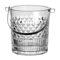Balde para Gelo Esplanada em Cristal com Pinça em Aço Inox 1L - L'Hermitage