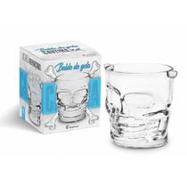 Balde para Gelo Vidro Caveira 1L