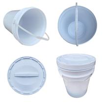 Balde Para Laboratório Tampa Rosca - Kit 4 Pçs