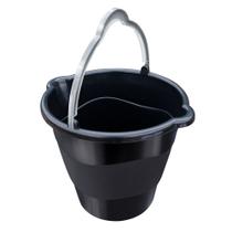 Balde para Limpeza Bico Duplo Preto 10 Litros Arqplast