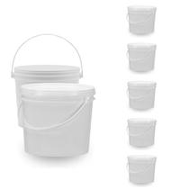 Balde Para Mousse 1.8 Litros Branco 5 Pçs