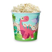 Balde Para Pipoca Cinema Decorado Dinossauro 3 Litros Balde Para Pipoca Cinema Decorado Dinossauro 3 Litros