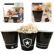 Balde Para Pipoca Grande 2,5L Time Escudo Botafogo Oficial