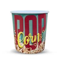 Balde para Pipoca Pop Corn em Polipropileno Decorado 3L - Usual Utilidades