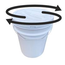 Balde Para Pizzaria De 20 L Com Tampa Rosca Lacre Balde Para Pizzaria De 20 L Com Tampa Rosca Lacre