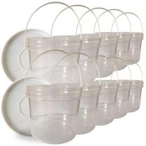 Balde Para Produtos Fresco Transp 2.2L 10 Pçs