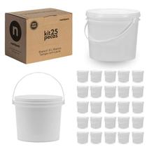 Balde Para Reservatorio Móvel 1.8L Branco 25 Pçs