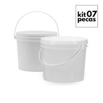 Balde Para Reservatorio Móvel 1.8L Branco 7 Pçs