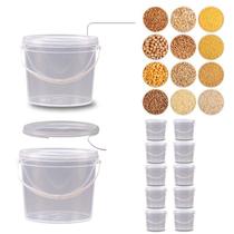 Balde Para Vender 2.2 Litros Transparente - Kit 10 Pçs