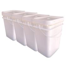 Balde Para Verrine Retangular 20L - 4 Pçs