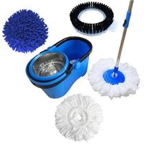 Balde Perfect Mop Pro 360 Inox Com 3 Refis ul Balde Perfect Mop Pro 360 Inox Com 3 Refis ul