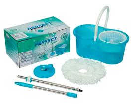 Balde Perfect Mop Urban 360º Com 1 Refil Micro Fibra
