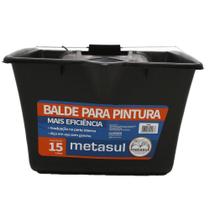 Balde Pintura Polipropileno 15L Metasul