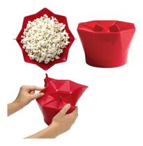 Balde Pipoca Pipoqueira Silicone Para Microondas Sem Óleo Balde Pipoca Pipoqueira Silicone Para Microondas Sem Óleo