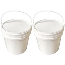 Balde Plástico 10L Para Água De Chuva 2 Pçs Balde Plástico 10L Para Água De Chuva 2 Pçs