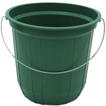 Balde Plástico 10L Verde para Limpeza Arqplast
