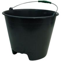 Balde Plástico 12L Concreto Preto TERRAPLAST