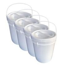 Balde Plástico 12L Tampa Rosca P Colocar Alimentos Balde Plástico 12L Tampa Rosca P Colocar Alimentos