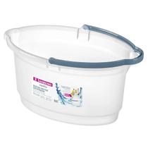 Balde Plastico 14L Oval Sanremo com medidora de volume e alça larga com bico direcionador