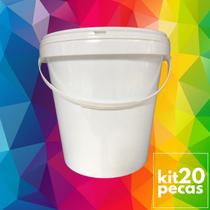 Balde Plástico 3.6L De Fermentador 20 Pçs - Nastripack