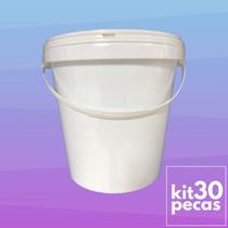 Balde Plástico 3.6L para armazenar leite materno 30 Pçs