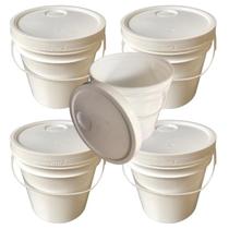 Balde Plástico 5L Para Gato - 5 Pçs Balde Plástico 5L Para Gato - 5 Pçs