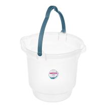 Balde Plástico 8,5L SANREMO Ref.240 - Transparente