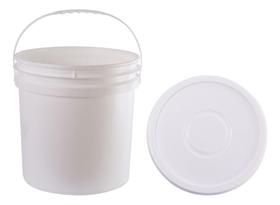 Balde Plástico Alimentício 22 Litros Com Tampa e Alça - Jaguar