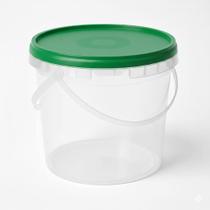 Balde Plástico Atóxico com Lacre para Alimentos e Outros - 50 Unidades de 3,6 Litros Balde Plástico Atóxico com Lacre para Alimentos e Outros - 50 Unidades de 3,6 Litros