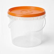 Balde Plástico Atóxico com Lacre para Alimentos e Outros - 50 Unidades de 3,6 Litros Balde Plástico Atóxico com Lacre para Alimentos e Outros - 50 Unidades de 3,6 Litros