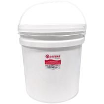 Balde Plástico com Tampa Redondo 12 Litros Branco
