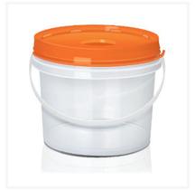 Balde Plástico Lacre Alimentos Pote Atóxico 3,2 Litros - Kit com 50 Unidades Balde Plástico Lacre Alimentos Pote Atóxico 3,2 Litros - Kit com 50 Unidades