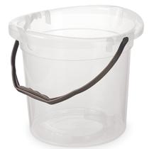 Balde plástico transparente resistente 11l com alça Balde plástico transparente resistente 11l com alça
